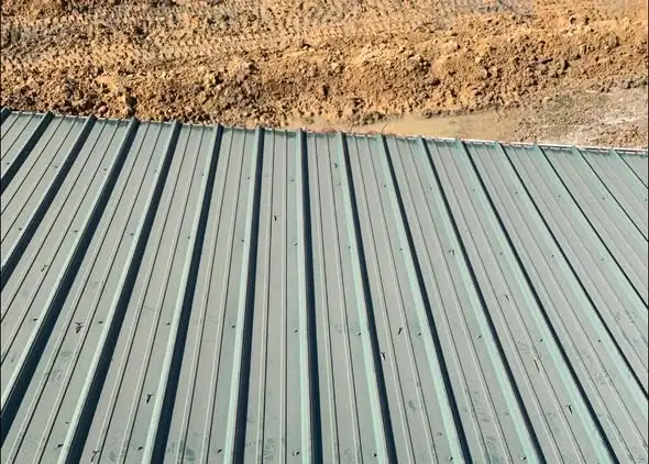 Metal roof cleaning Dallas removing oxidation and grime buildup
